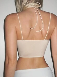 SHEIN ICON Y2k Clothes Black Lace Top Corset Top Club Tops Patchwork Cups Double Strap Metal Button Decorated Women Camisole