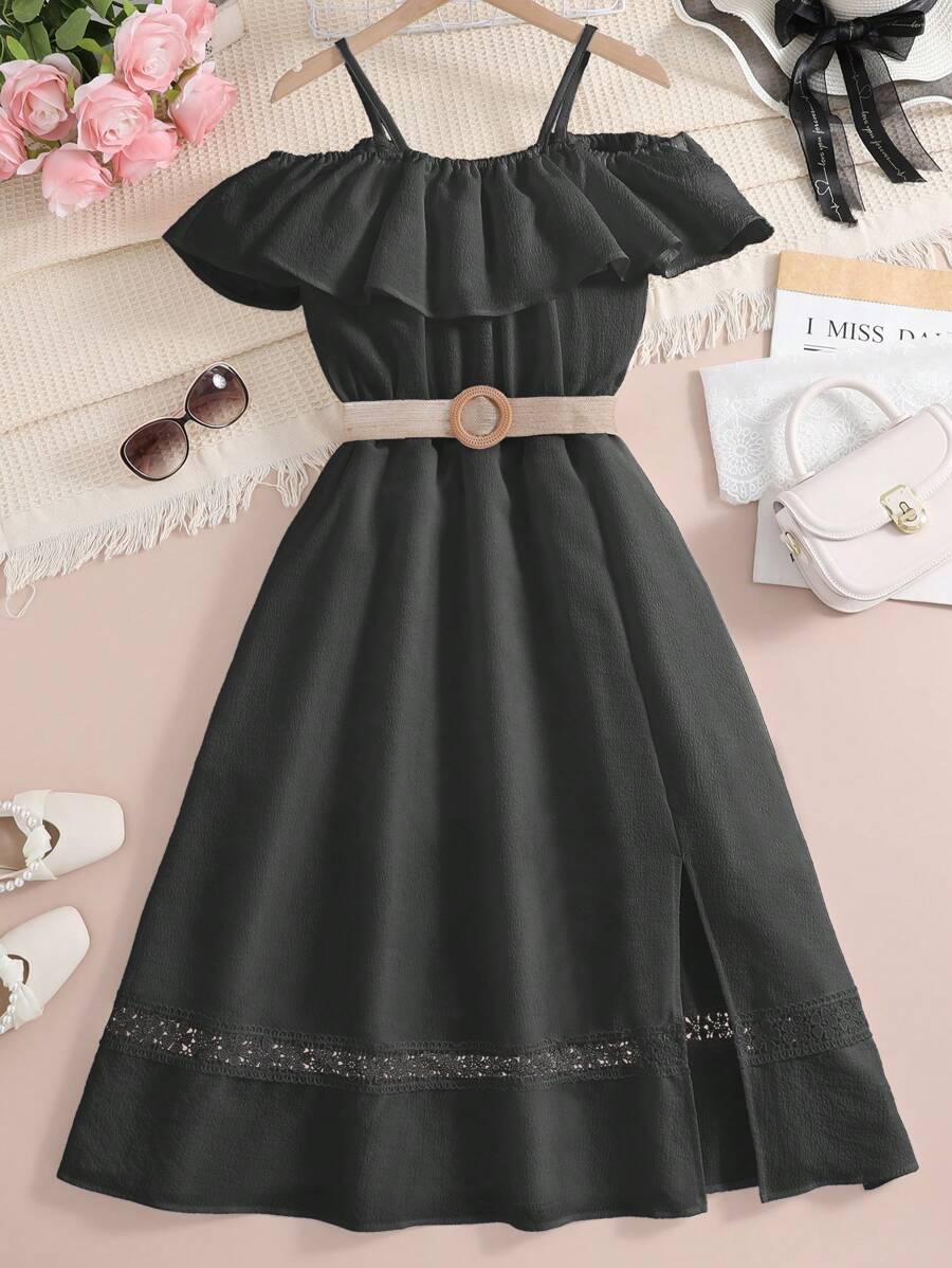 Vestido largo tipo camisola para chicas adolescentes en vacaciones