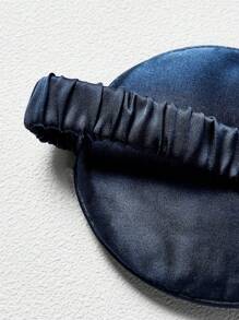 MOTF PREMIUM MÀU ĐỀU 16MM 100% TƠ LỤA CHE MẮT CHO PHÒNG NGỦ, DU LỊCH, VĂN PHÒNG, TRƯỜNG HỌC - Màu xanh hải quân - Xem 8