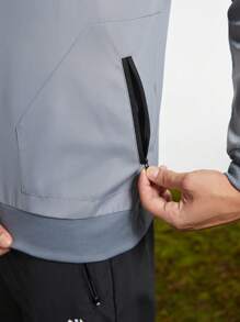 In My Nature 男士字母圖形戶外套頭衫