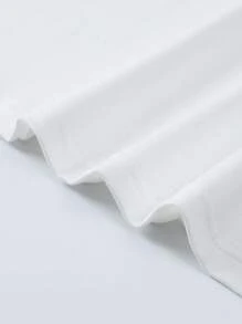 Manfinity Hypemode 男士夏季休閒短袖T恤，帶字母和卡通人物印花