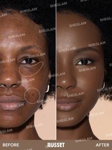 SHEGLAM Like Magic 12Hr Full Coverage Concealer-Russet  Matte Liquid Concealer Long Lasting Brightening Color Corrector Weightless All-Day Long Lasting Hydrating Concealer Brand Beauty Makeup Face Paint Cosmetic For Women Girls Perfect For Spring Summer Ideal For Y2K Fancy Fashion Suitable For Birthday Mother'S Day Gift Rave Party Ready Best Color - Russet - View 2