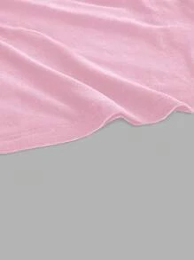 Attitoon 休闲简约心形翅膀水钻装饰女士吊带背心，适合夏季 - 淺粉色 - 查看 3