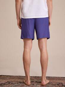 SHEIN EverLounge Men's Printed Simple Daily & Homewear Bottoms