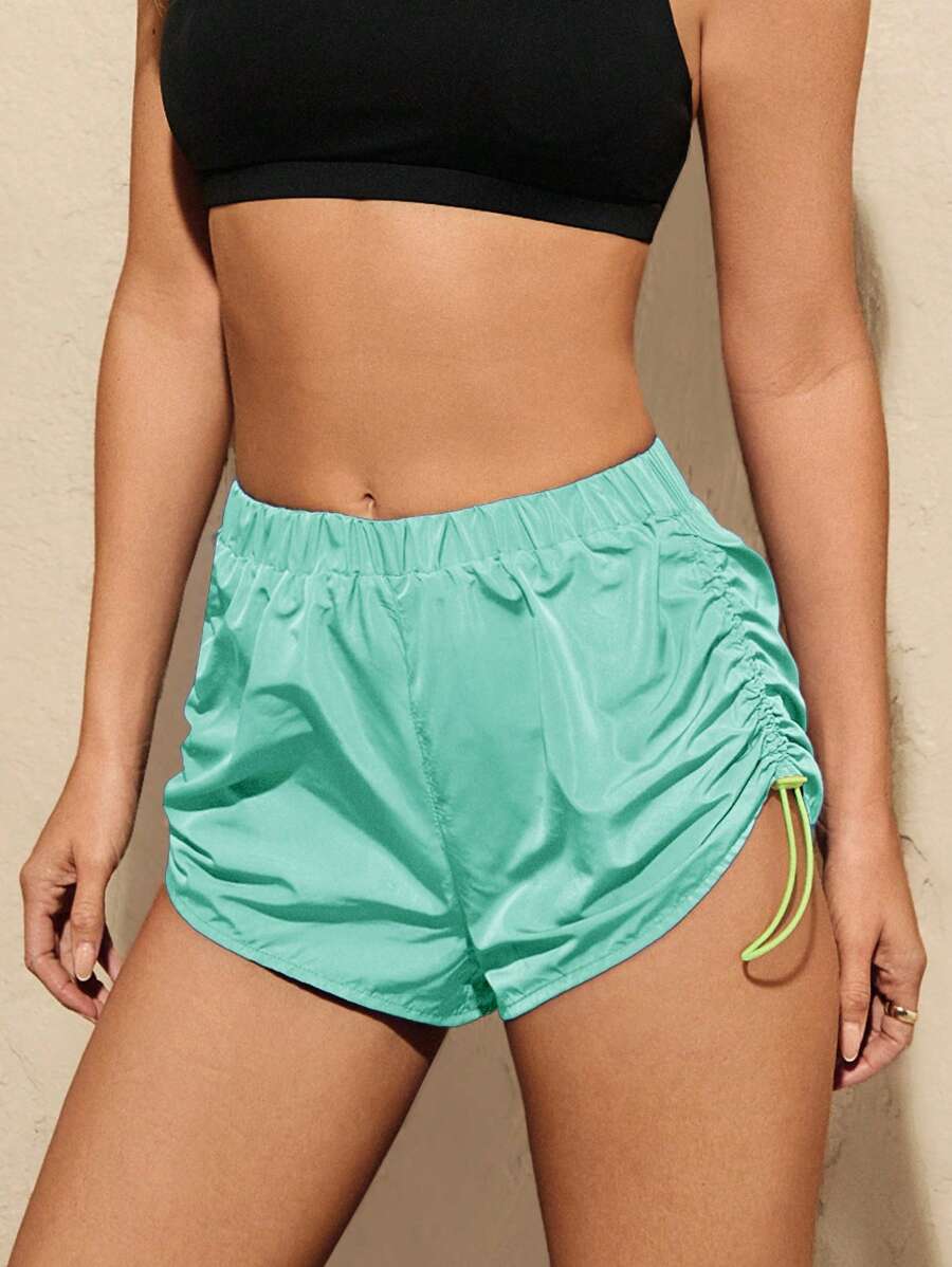 VARSITIE Thể thao Mùa hè Ngoài trời Cơ bản Kết hợp với QUẦN SHORT - Màu xanh Cadet - Xem 1