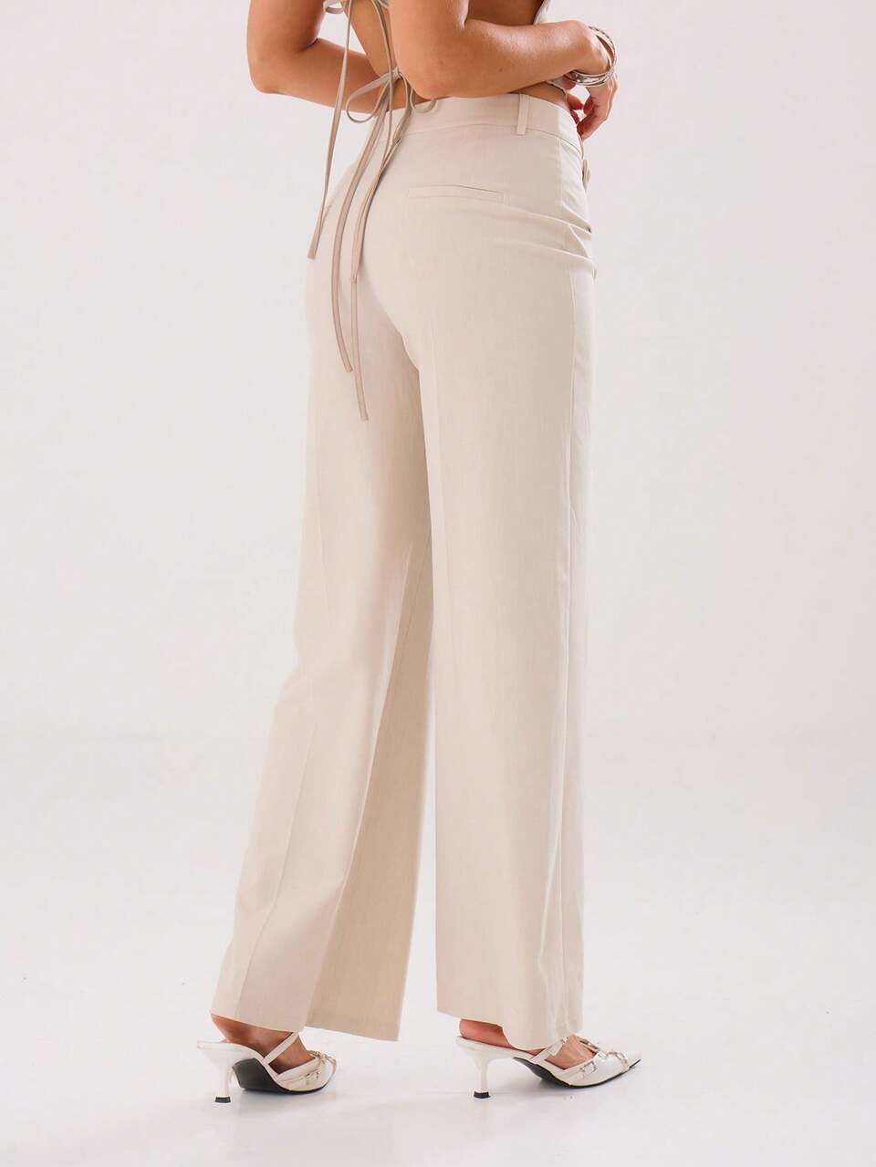 Saia-calça de Cintura Baixa Elegante de Verão Sexy e Casual