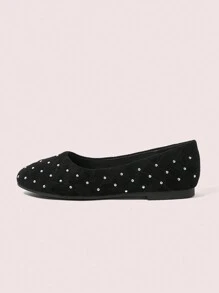 CUCCOO DOLLMOD Flat Sole Shoes For Summer Spring Shoes Spring Break Easter For Christmas - Black - View 3