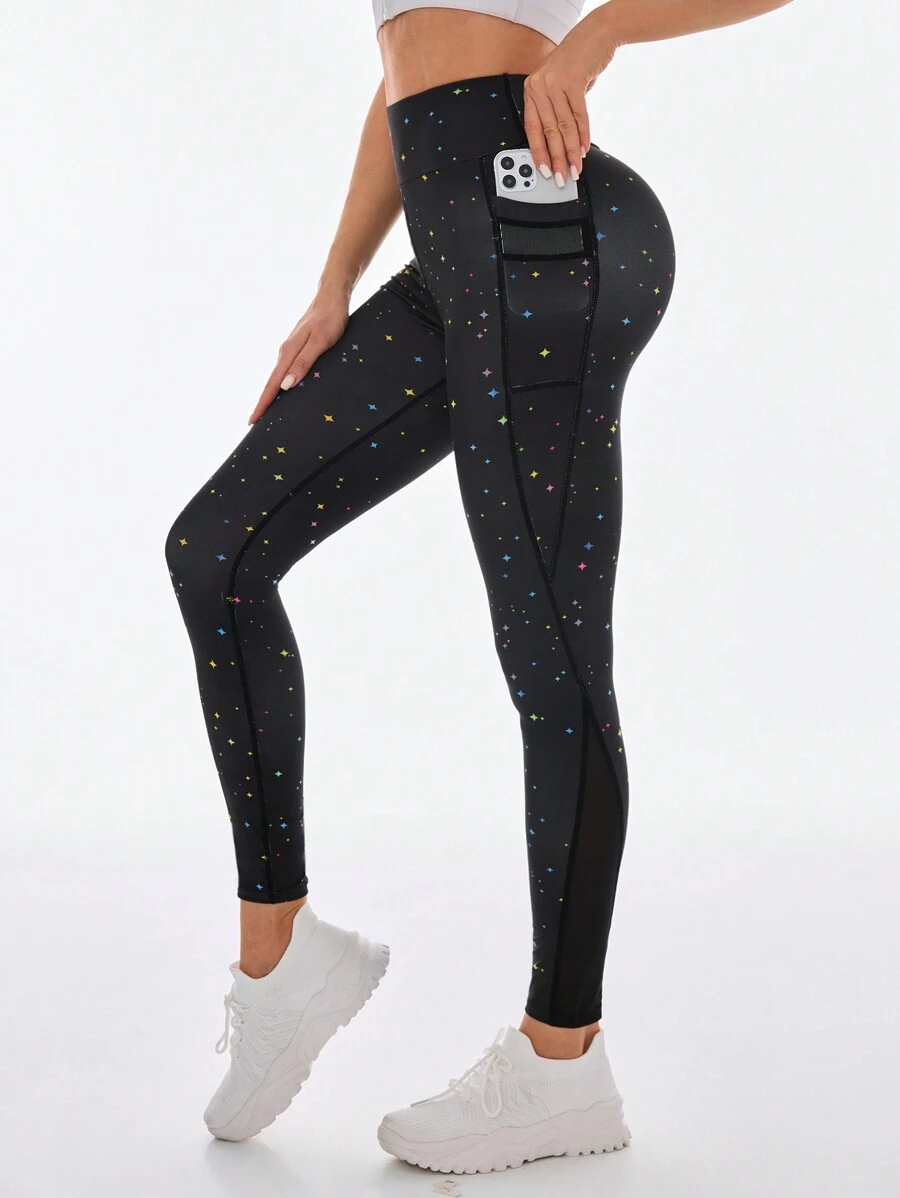 Gameset SHEIN Sport Women's Colorful Printed Sport Leggings