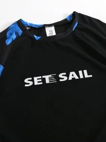 Manfinity Men's Simple Daily Long Sleeve Top, Pants & Shorts Three-Piece Set - Multicolor - View 8