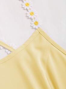 Sweetra Women's Back-Cross Strap Summer Fashion Open Back Dress Mini Short Women Outfit - Yellow - View 6