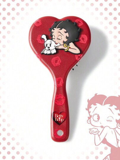 Betty Boop | ROMWE Cojín de masaje en forma de corazón y mini peine para el cabello creativo