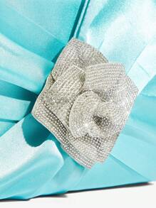 SHEIN BAE Damen Party Club Abendtasche mit eleganter Schleife Clutch, für Teenager