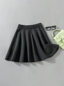 GIGOGOU 厚秋冬保暖针织女毛衣裙 - 灰色 - 查看 2