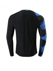 Manfinity Men's Simple Daily Long Sleeve Top, Pants & Shorts Three-Piece Set - Multicolor - View 4