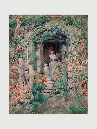 Fairycore 1pc Honor Garden Linen Tapestry