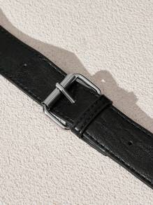 Twin Melody X SHEIN SHEIN VCAY Ladies' Versatile Black Waist Bag - Black - View 4