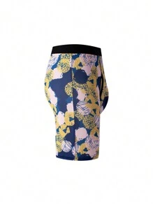 1pc Men's Allover Print Patchwork Underwear - Multicolor - View 3