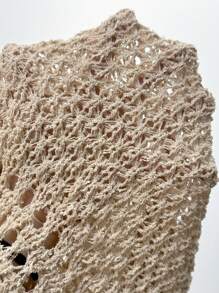 SHEIN LUNE 實心鑲嵌針織毛衣