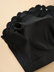 3pcs Women's Front Closure Strapless Bra With Removable Pads - Black - View 6