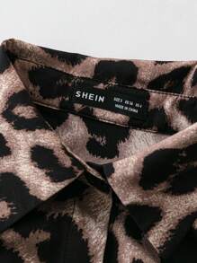 Breezaya Áo cánh tay dài cổ polo thời trang có cạp chun, váy maxi công sở cho nữ, vải mùa thu cho nữ - Nhiều màu - Xem 5