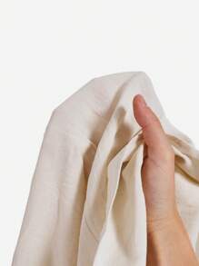 Soleia 女士綁帶肩帶褶皺腰部背心裙 - 米色 - 查看 7