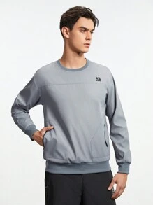 In My Nature 男士字母圖形戶外套頭衫