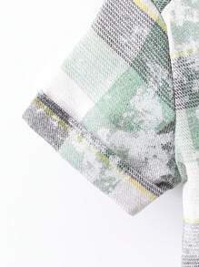 2 件装男婴彩色条纹休闲棕色套装