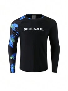 Manfinity Men's Simple Daily Long Sleeve Top, Pants & Shorts Three-Piece Set - Multicolor - View 3