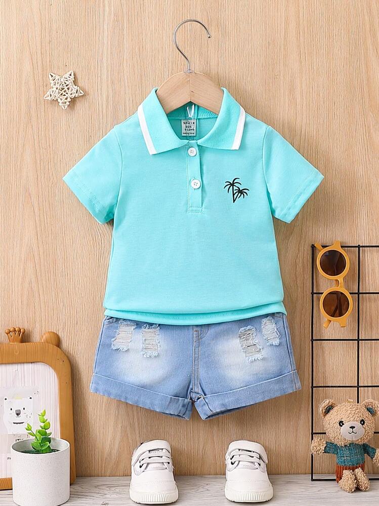 Baby boy ripped jean shorts shop