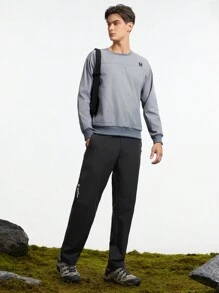 In My Nature 男士字母圖形戶外套頭衫