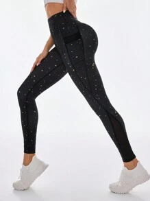 Gameset SHEIN Sport Women's Colorful Printed Sport Leggings