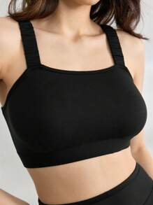Ocili Leisure Solid Cami Top & Shorts Lounge Set - Black - View 6