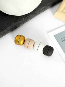 4pcs Women's High-End Scarf Magnetic Clasp Shawl Brooch Collar Clip (No Card No Box)