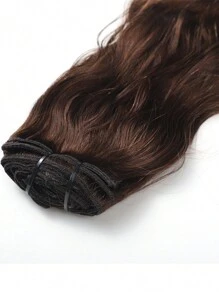8Pcs One Set Clip In Hair Extensions Natural Wave  Hair Clip Ins Double Weft Straight Extensions