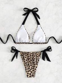 Women's Bikini Set, Random Print (Copyright Purchased) Summer Beach - Multicolor - View 2