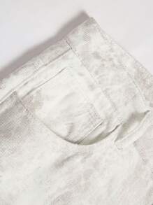 Manfinity EMRG Jeans casuales para hombre con estampado de serpiente y bolsillos