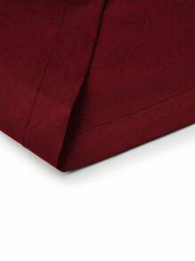 SHEIN LUNE Pantalones con cintura de bolsa de papel y pierna ancha para uso diario de tallas grandes