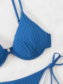 Swim Vcay Women's Bikini Set With Underwire Summer - Hot Pink - View 7