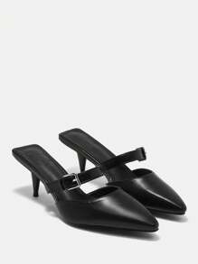 CUCCOO BIZCHIC Women's High Heel Shoes Suitable For Daily Wear Elegant Basics Business Casual Business Chic Halloween - Black - View 6