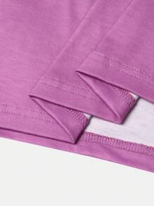 Manfinity Homme 男士漸變色印花圓領短袖休閒T恤，夏季款 - 彩色 - 查看 3