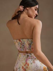 Anewsta Women's French Pattern Off-Shoulder Lace Button-Up Casual Top - White - View 3