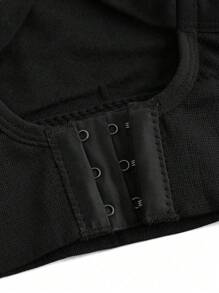 SHEIN Sport Studio Top sportivo asimmetrico a collo attillato, canotta da allenamento