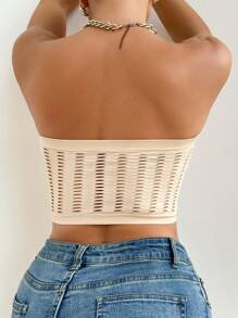 7pcs Seamless Hollow Out Strapless Bra Set, Casual Series - Multicolor - View 8