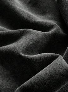 Manfinity VCAY Men's Loose Fit Sleeveless Round Neck Tank Top With English Letter Print, Suitable For Summer - Dark Grey - View 9