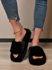 Women's Thick Platform Wedge Slippers, Anti-Slip, Durable, Fashionable And Versatile For All Seasons