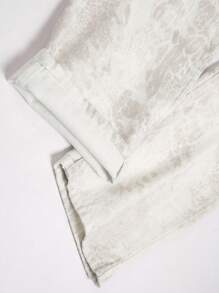 Manfinity EMRG Jeans casuales para hombre con estampado de serpiente y bolsillos