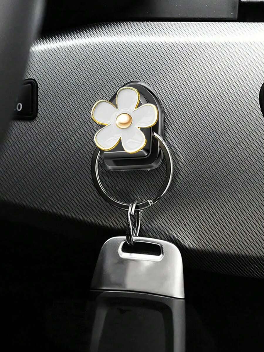 1入組3PCS花朵車用小掛鉤-可愛雛菊車用粘性掛鉤，汽車車輛小搖臂掛鉤黏在儀表板通用汽車卡車家用鉤子支架配件收納袋，口罩車用搖臂掛鉤，多層收納黏在儀表板上的家用掛鉤|牆上掛勾|鑰匙扣盤|USB線組織者|耳機線組織者，可黏貼重型壁掛，浴室，廚房，掛毛巾，耳機，電纜，黏性，防水，無損害，車輛小掛鉤可應用於汽車，SUV，卡車，家庭，臥室，廚房，餐廳，辦公室，教室等地方，使您的生活更加方便。