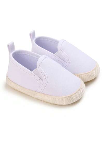 Solid Color Soft Comfortable Casual Shoes For Newborn Infants 0-1 Years Old, Non-Slip Infant Sneakers, Spring/Summer