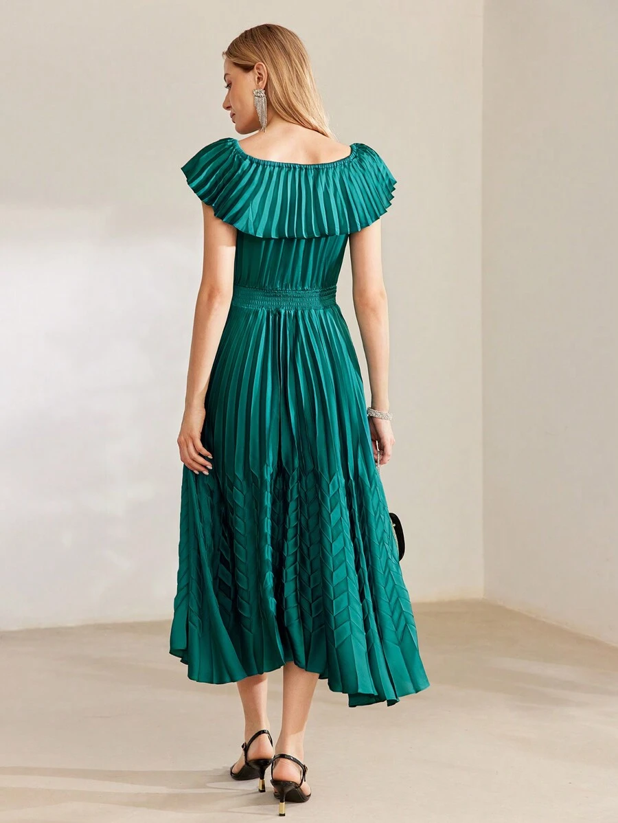 MOTF PREMIUM ĐẦM XẾP EO VỪA