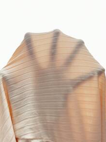 SHEIN SXY Square Neck Crop Tee & Wide Leg Pants - Apricot - View 7